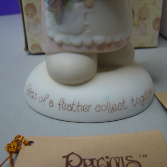 Precious Moments Birds of a Feather Collect Together E-0006 with box - Picture 4 of 16
